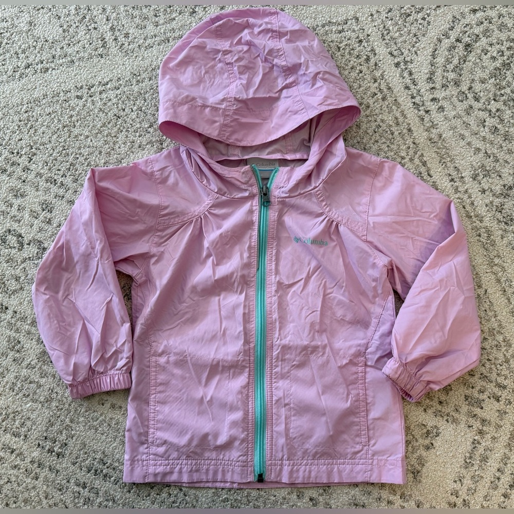 Columbia Girls Windbreaker Pink Sz 4T